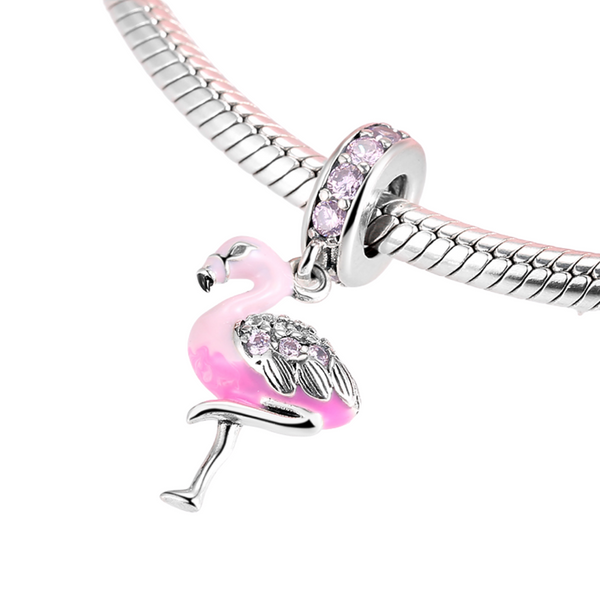 Pandora tropical top flamingo charm