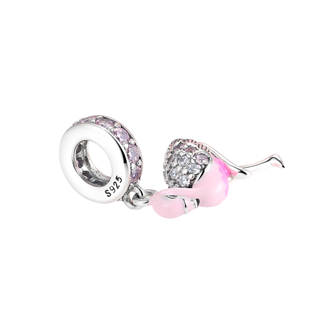 Flamingo Dangle Charm Pandora Flamingo Charms Nomination Flamingo