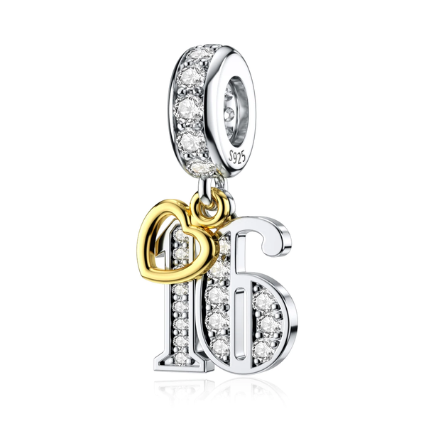 Birthday Celebration Charm Sterling Silver fit Bracelet | Loulu Charms