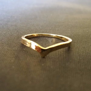 Chevron Ring - Wishbone Ring