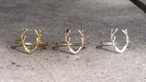 Deer Antler Ring