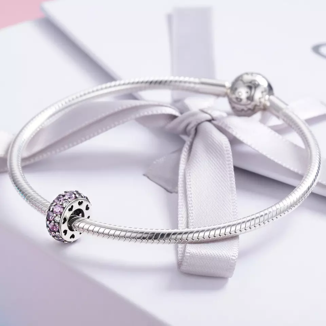 Silver Spacer Beads Fit Pandora Bracelets - Watchus