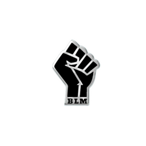 BLM Black Lives Matter Charm 925 Sterling Silver
