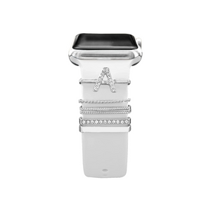 Letter Initial Alphabet Decorative Charms for Apple Watch Band