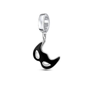 Masquerade Mask Charm 925 Sterling Silver
