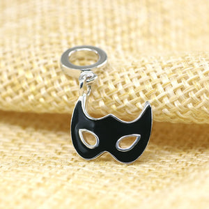 Masquerade Mask Charm 925 Sterling Silver