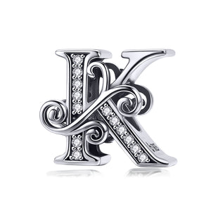Letter K Initial Alphabet Charm