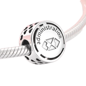 Administration Student Charm 925 Sterling Silver