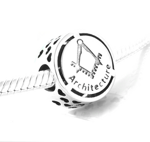 Architecture Charm 925 Sterling Silver - Architect Charm