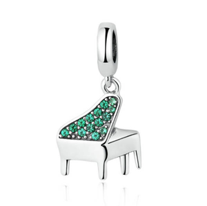 Piano Charm 925 Sterling Silver