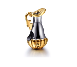 Arabian Coffee Pot Charm 925 Sterling Silver