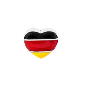 Germany Map Heart Bead