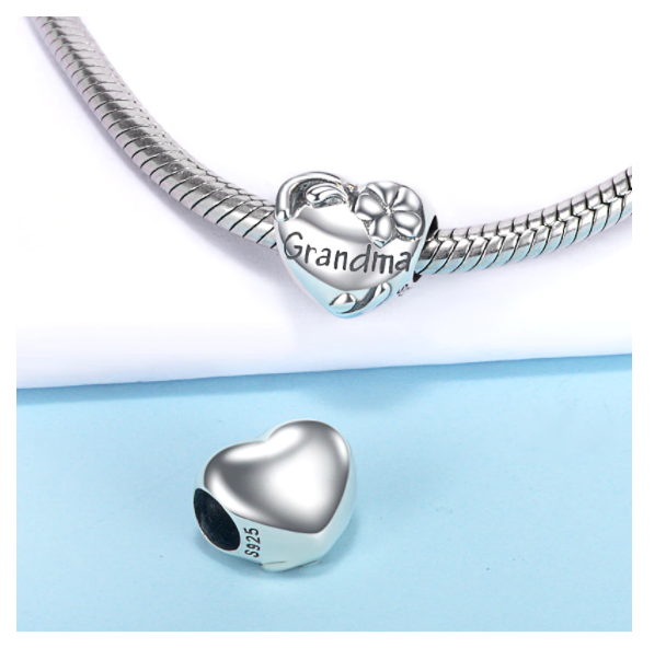 LSDesigns I Love You Cuore Charm in Argento Sterling S925 per Bracciale European Style da Donna : LSDesigns LSDesigns I Love You Cuore Charm in Argento Sterling S925 per Bracciale European Style da Donna : LSDesigns