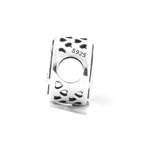 Human Resources HR Charm 925 Sterling Silver