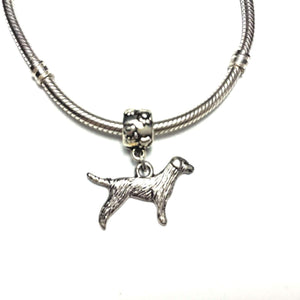 Silver Terrier Dangle Charm