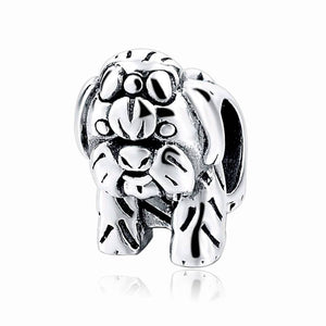 Sweet Yorkshire Terrier Charm 925 Sterling Silver