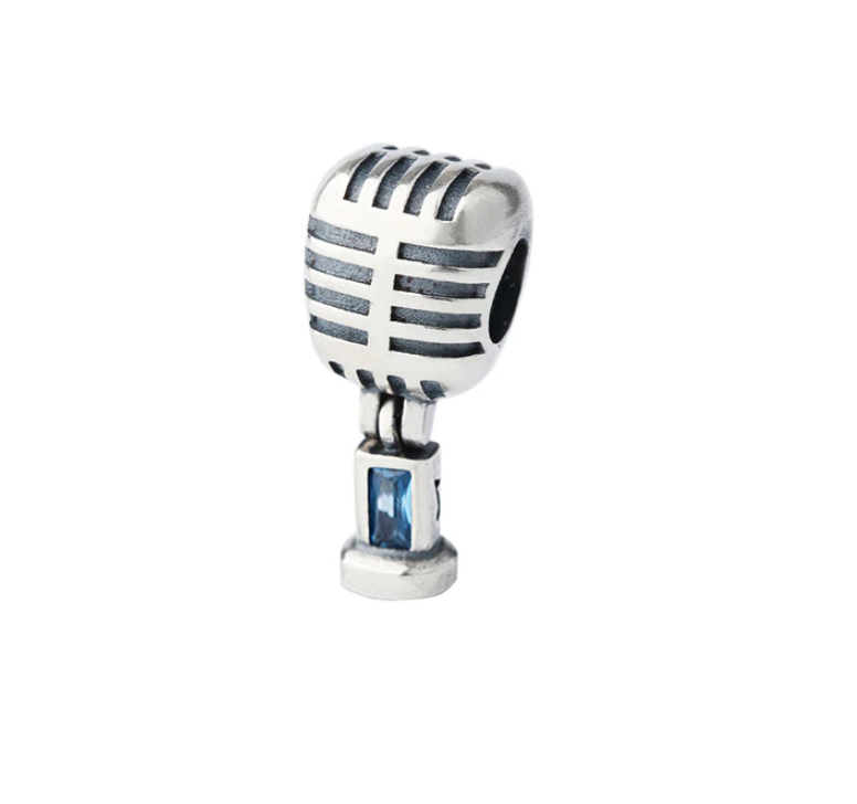 Microphone 2025 pandora charm