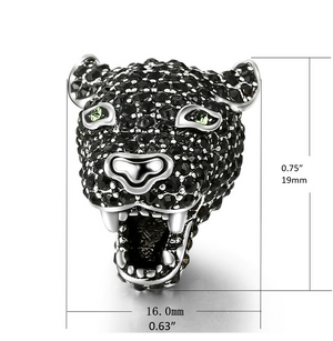 Luxe Cubic Zirconia Black Panther Charm