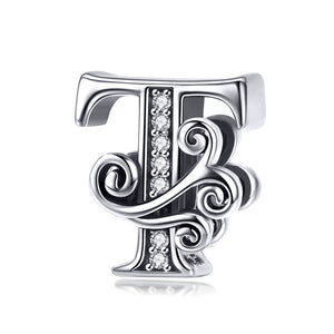 Letter T Initial Alphabet Charm