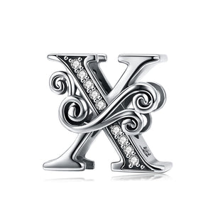 Letter X Initial Alphabet Charm